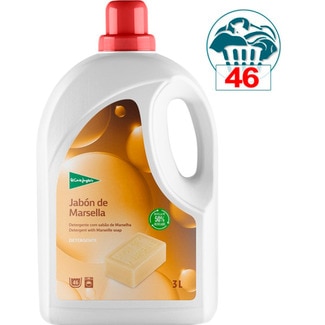 Detergente Liquido para Máquina de Roupa Concentrado Marsella embalagem 46 doses - El Corte Inglés