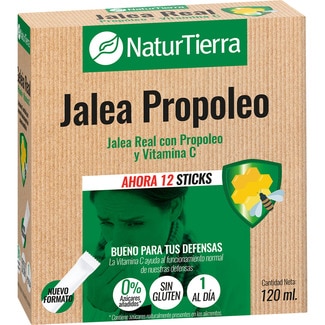 jalea con propóleo y vitamina C sin gluten 0% azúcares añadidos envase 12 sticks - Naturtierra