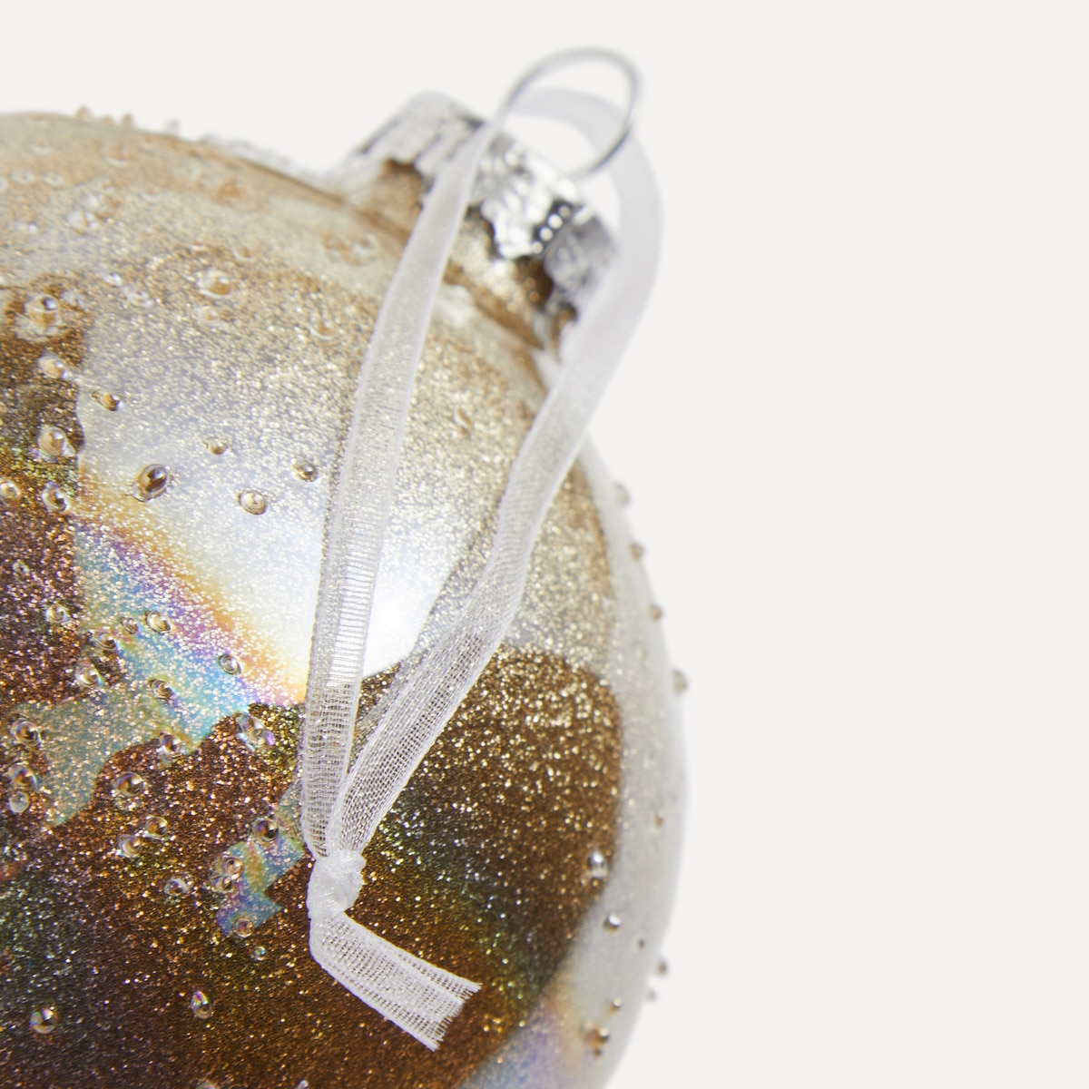 Bola de Cristal com Relevo Ouro-3