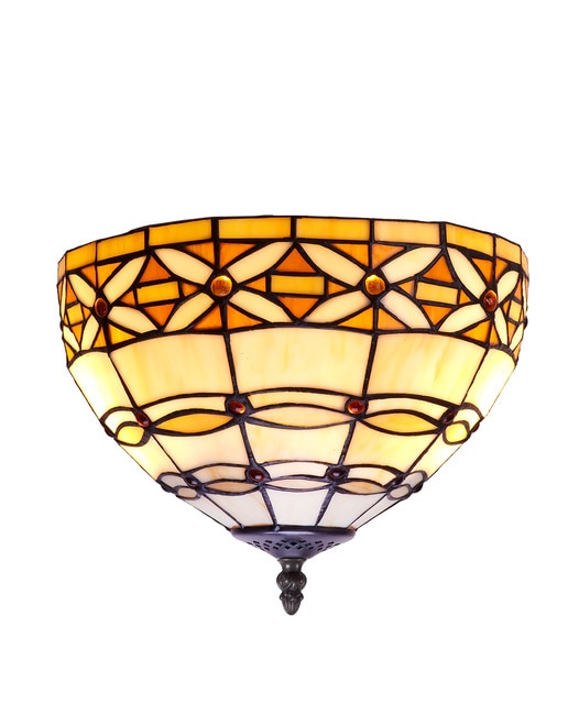 Imagen 0 de Plafón techo medio 30 cm Serie Marfíl