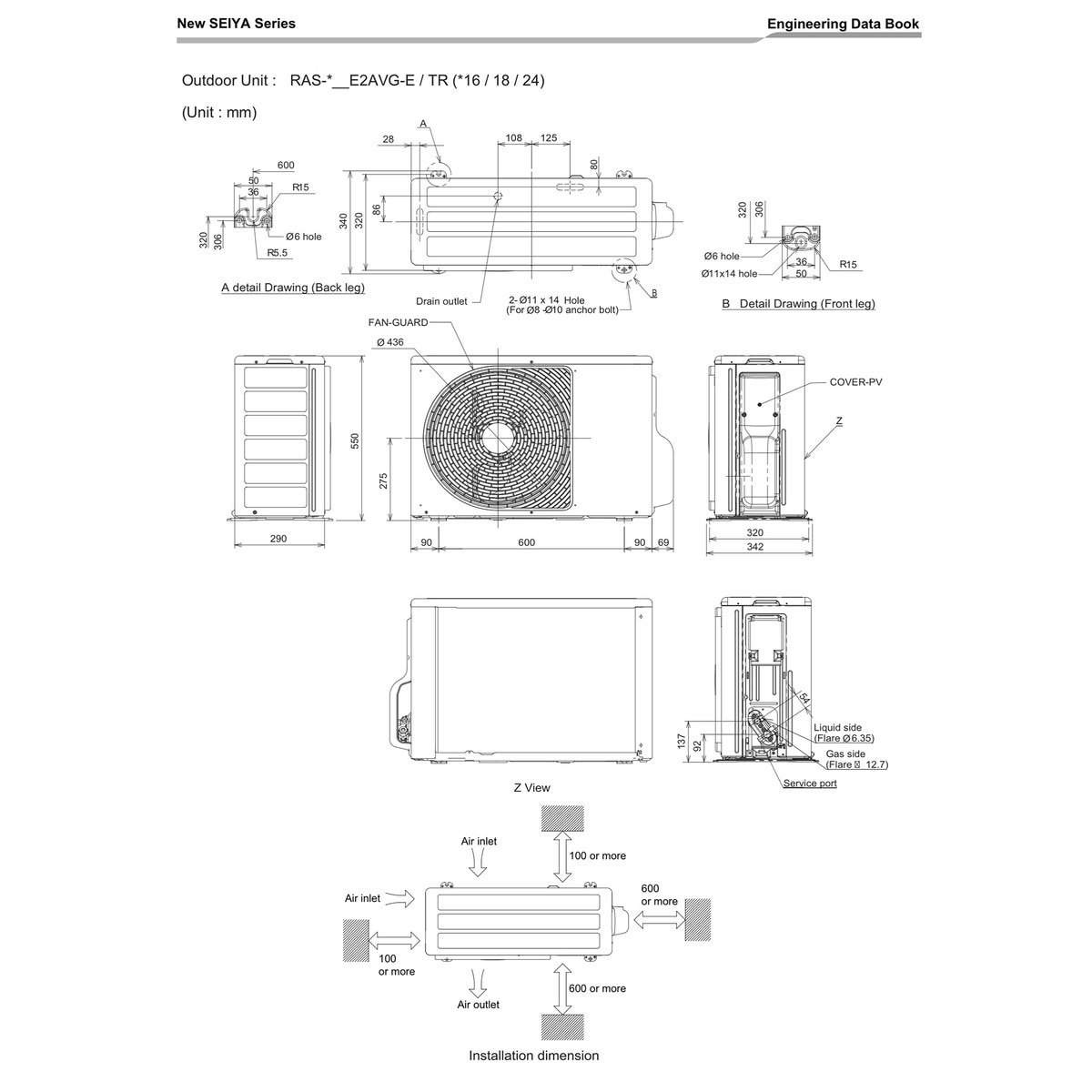 Aire acondicionado Multisplit 2x1 Toshiba con 2.150 frig/h + 3.612 Kcal/h - BASIC 10 + 16 Blanco-6