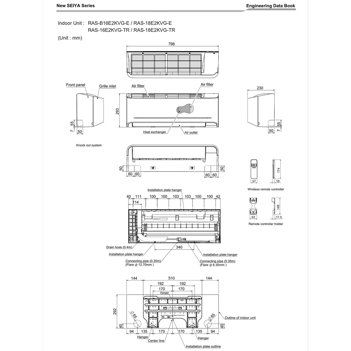 Aire acondicionado Multisplit 2x1 Toshiba con 2.838 frig/h + 3.612 Kcal/h - BASIC 13 + 16 Blanco-3