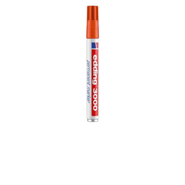 Imagen 0 de Marcador Permanente Edding 3000 grosor 1,5-3 mm recargable Edding naranja