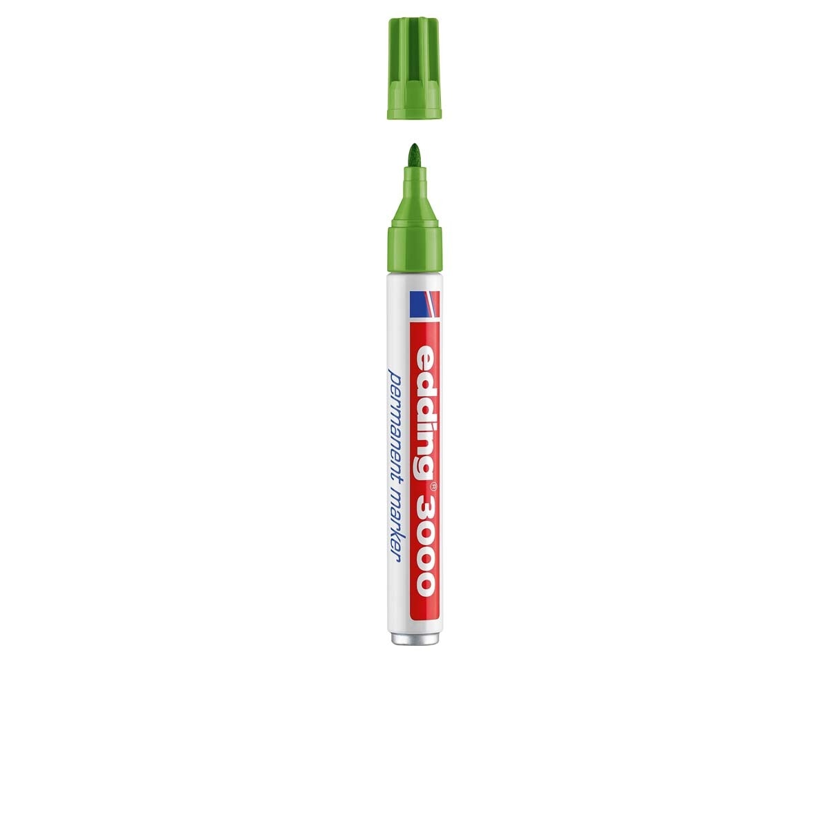 Marcador Permanente Edding 3000 grosor 1,5-3 mm recargable Edding Verde claro-2