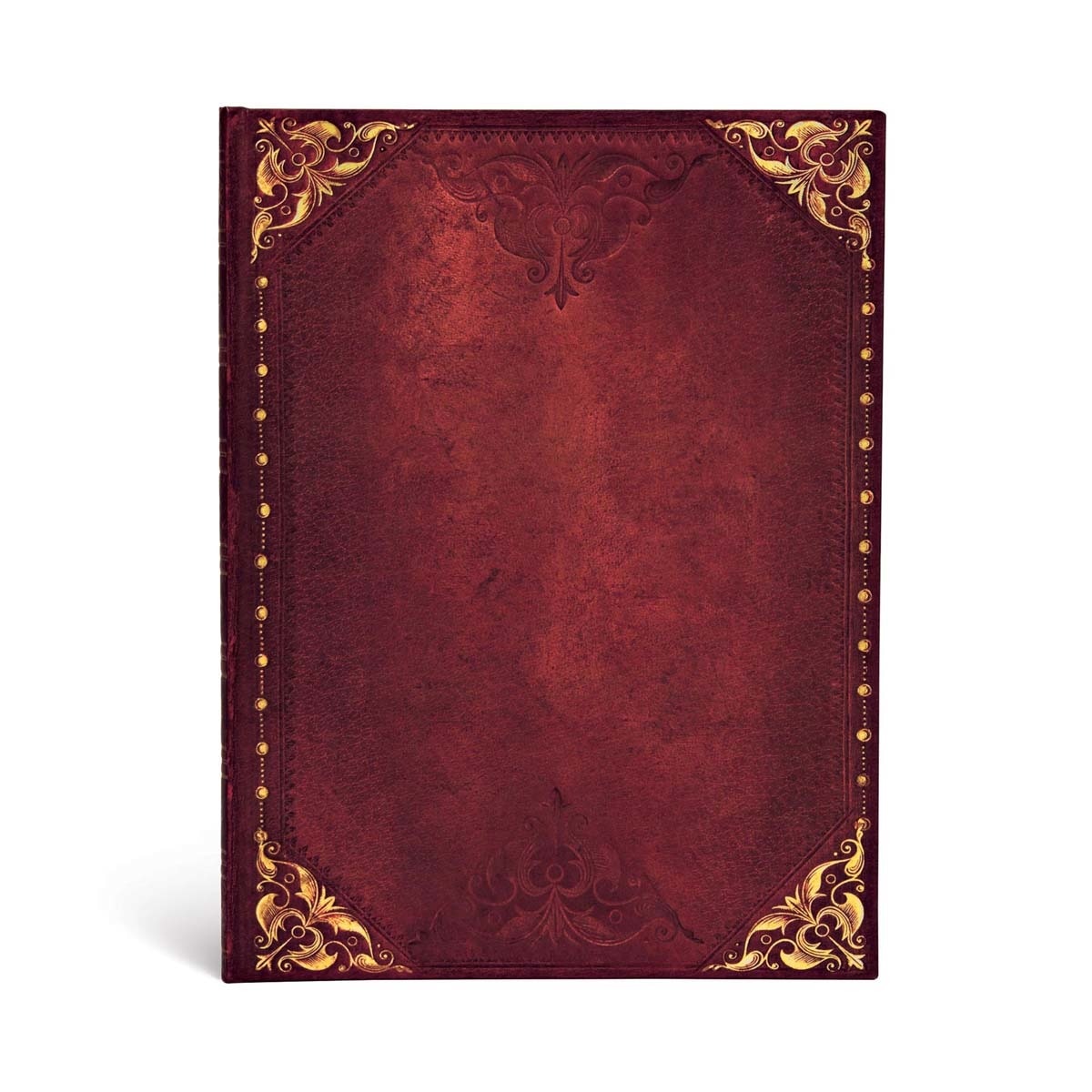 Libreta Ultra Rayado Horizontal Cierre con Banda Elástica Glam Urbano Paperblanks Burdeos Burdeos-1