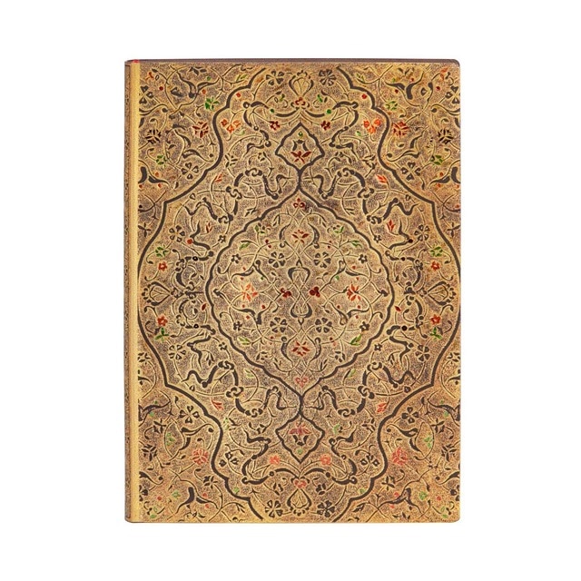 Imagen 0 de Libreta Flexi Midi Rayado Horizontal Zahra Paperblanks Dorados