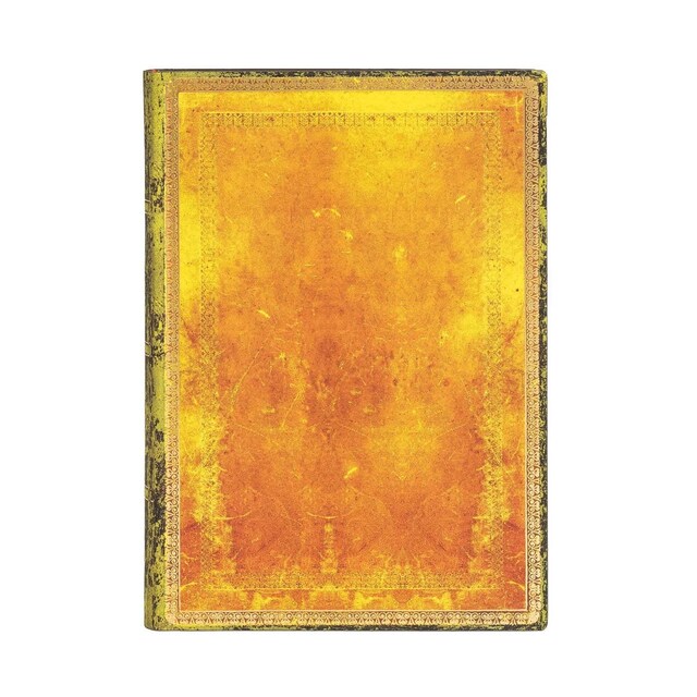 Imagen 0 de Libreta Flexi Midi Rayado Horizontal Ocre Paperblanks Amarillos