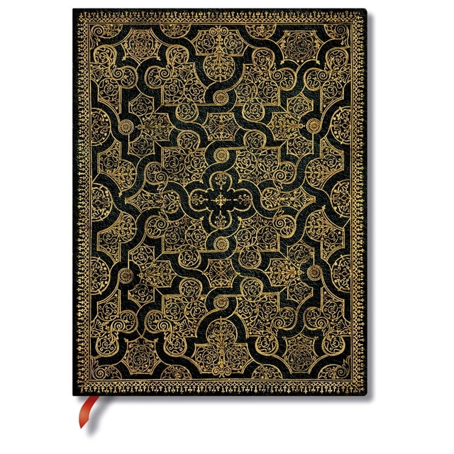 Imagen 0 de Libreta Flexi Ultra Rayado Horizontal Enigma Paperblanks Dorados y Marrones