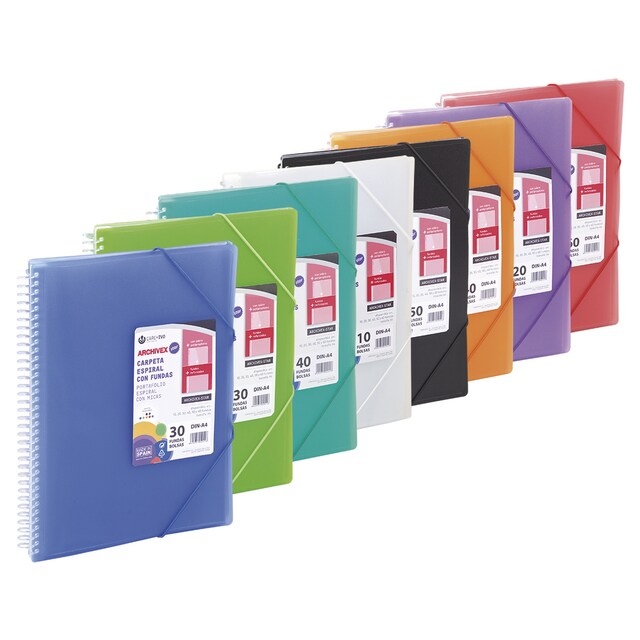 Imagen 0 de Carpeta 40 Fundas A4 Archivex Star Carchivo