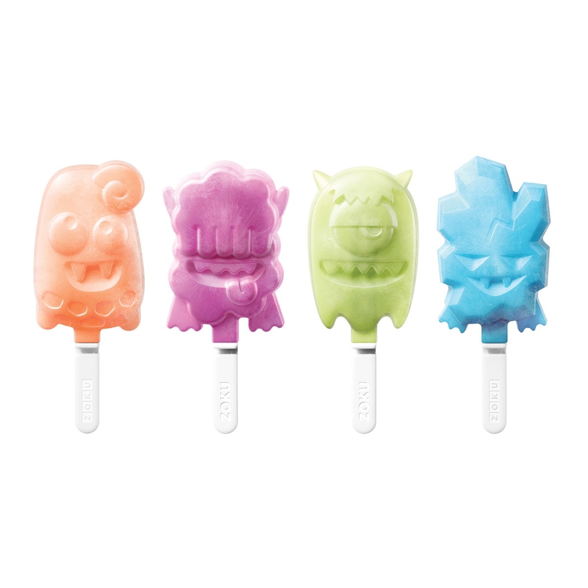 Molde para 4 helados Monster Zoku Lila-2