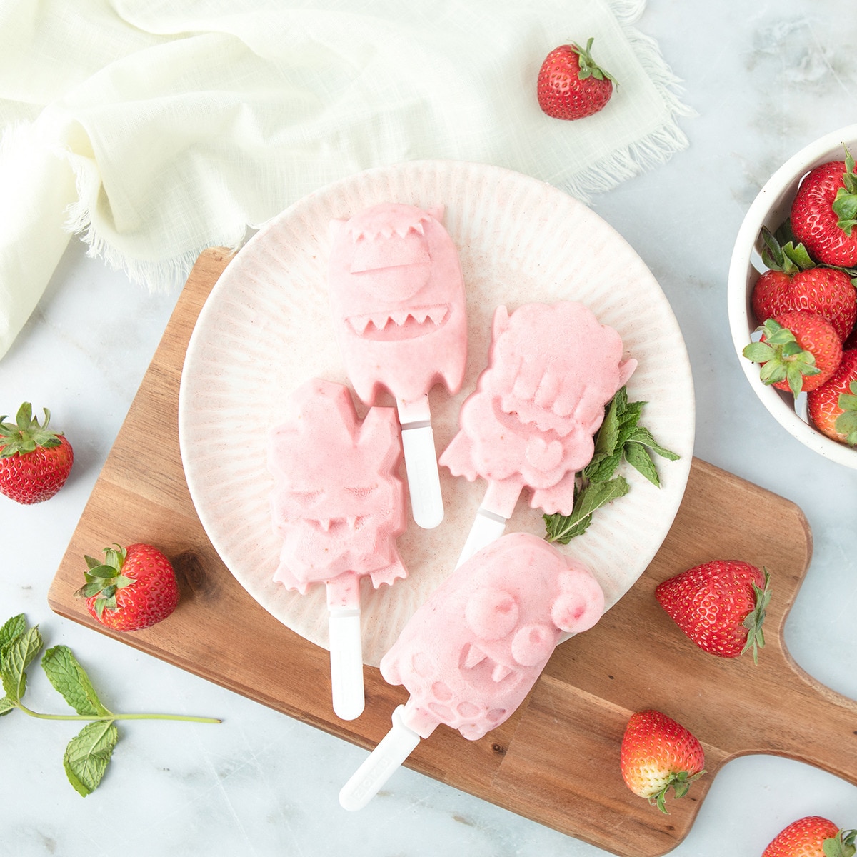 Molde para 4 helados Monster Zoku Lila-7