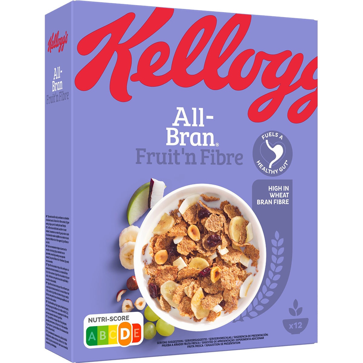 Fruta y Fibra cereales de desayuno integrales con fibra natural paquete 500 g