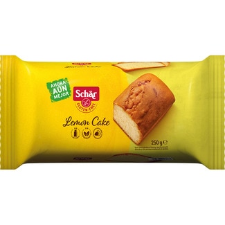 bizcocho de limón sin gluten y sin lactosa paquete 250 g - Schar
