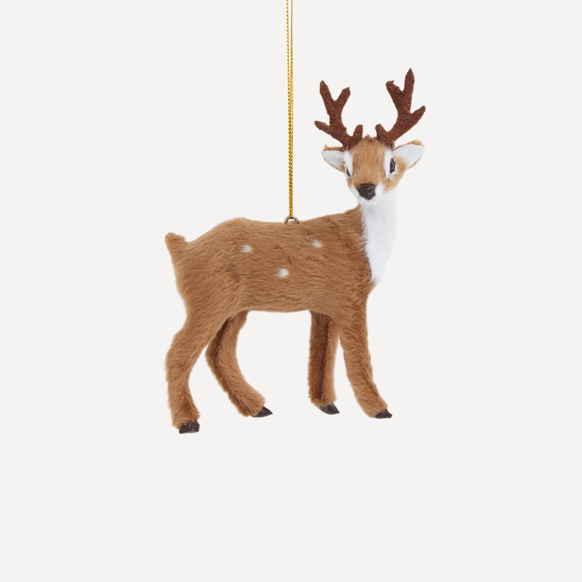 Enfeite Rena com Pelo Castanho-1