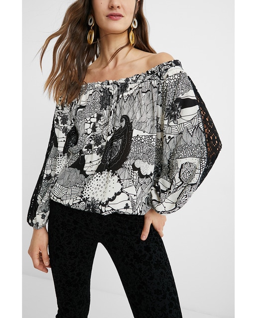 Imagen 0 de Blusa out shoulder