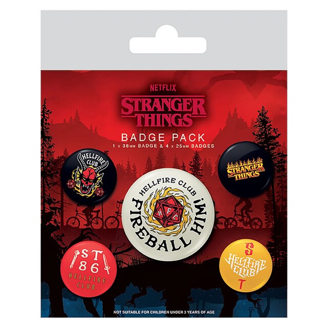 Imagen 0 de Set 5 chapas Stranger Things