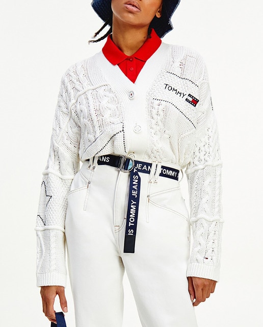 Imagen 0 de Chaqueta de mujer patchwork con botones