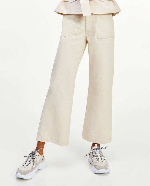 Imagen 0 de Pantalón de mujer de tiro alto y fit straight