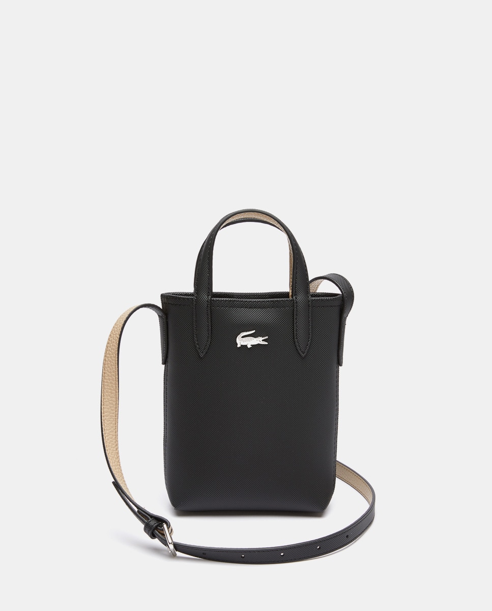 Minisac cabas avec intérieur contrastant