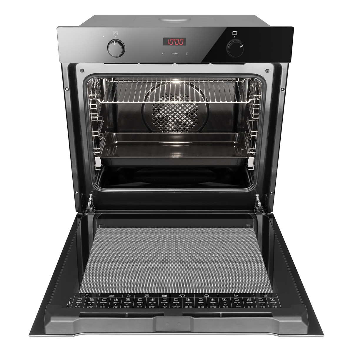 Horno multifunción Fagor con limpieza a vapor - 8H-185AN Cristal negro-7