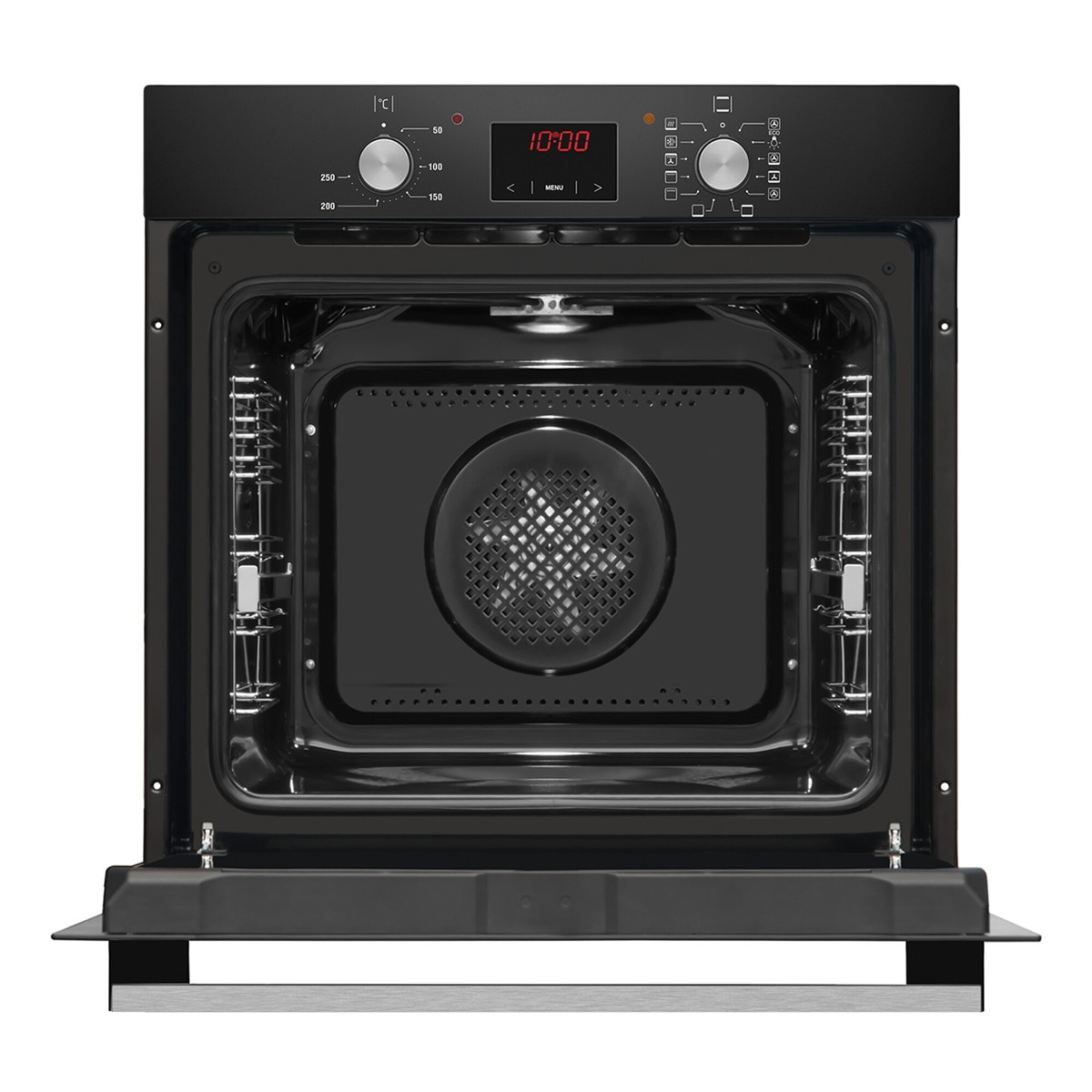 Horno multifunción Fagor con limpieza a vapor - 8H-185BN Negro-3