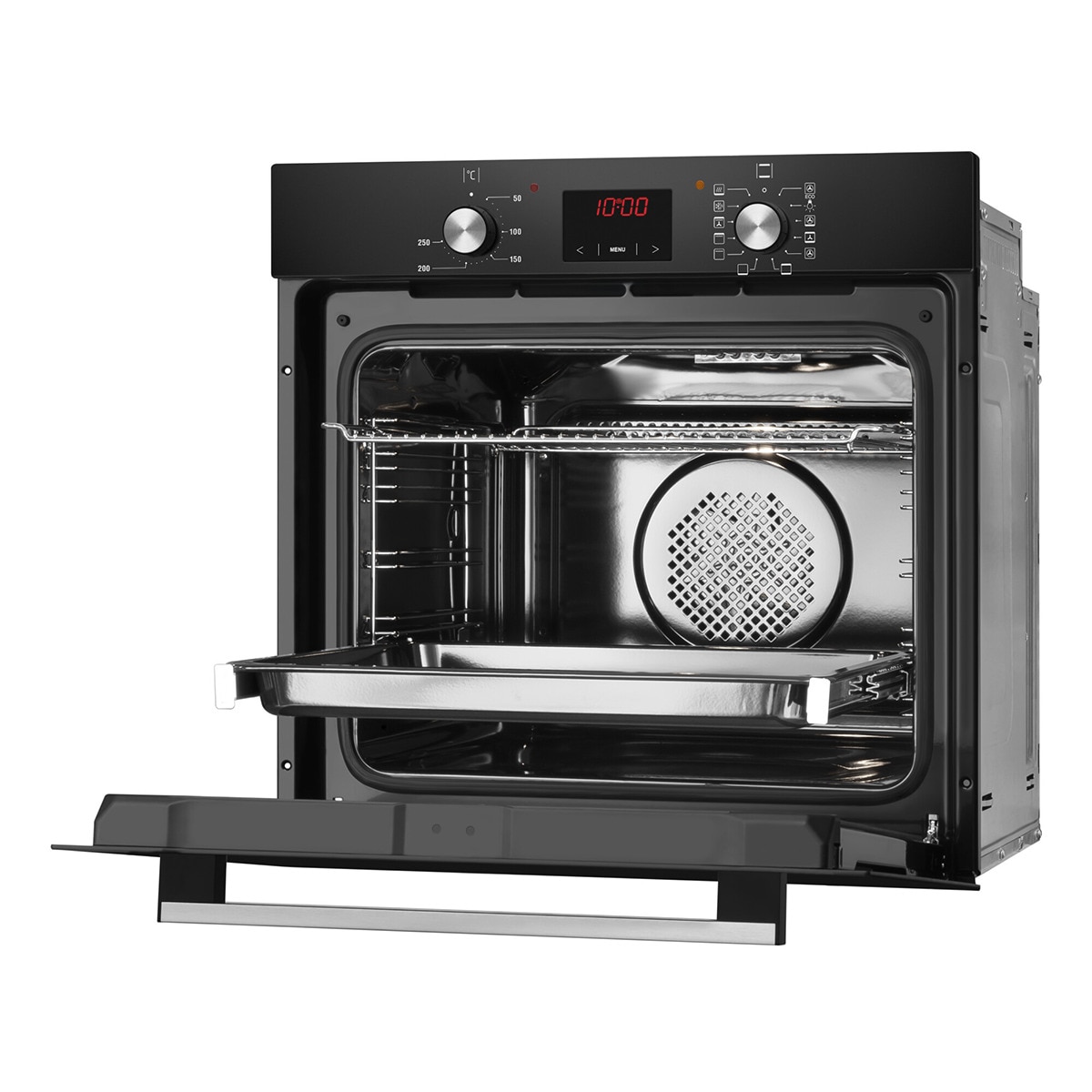Horno multifunción Fagor con limpieza a vapor - 8H-185BN Negro-5