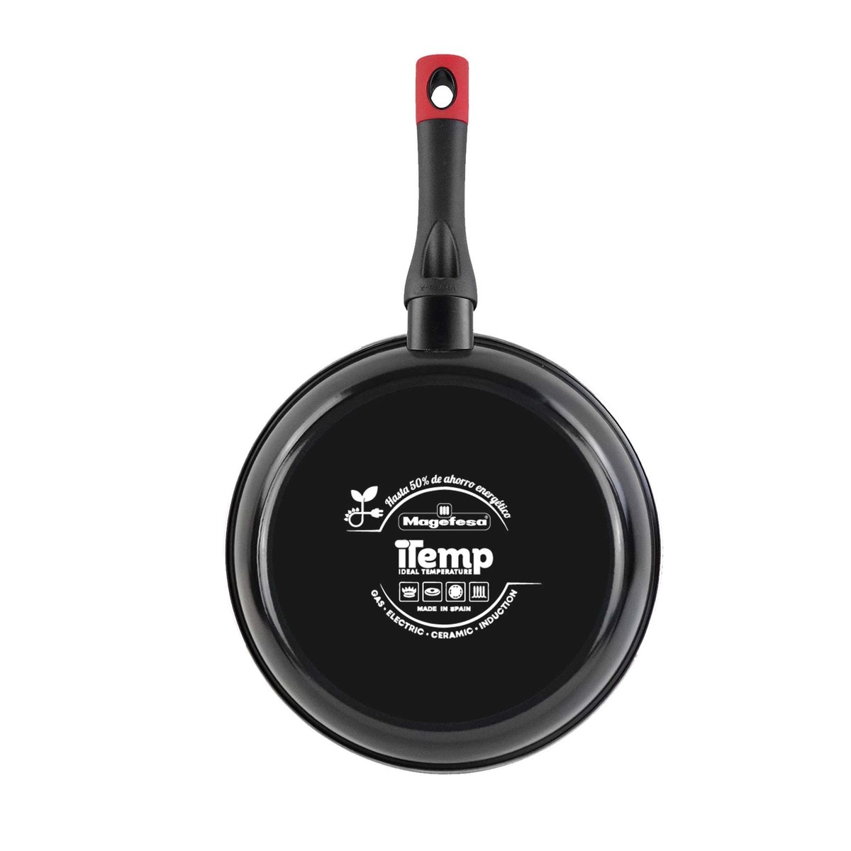 Sartén acero esmaltado Kilauea Magefesa Rojo-3