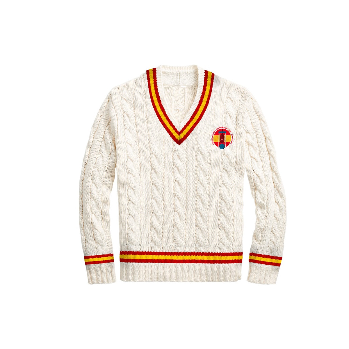 Imagem 0 de Camisola de Malha de Croquet de Mulher com Logótipo Federação Espanhola de Croquet