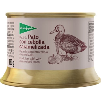 paté de pato con cebolla caramelizada lata 130 g - El Corte Ingles