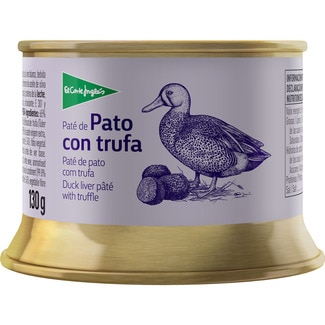paté de pato con trufa lata 130 g - El Corte Ingles
