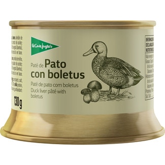 paté de pato con boletus lata 130 g - El Corte Ingles