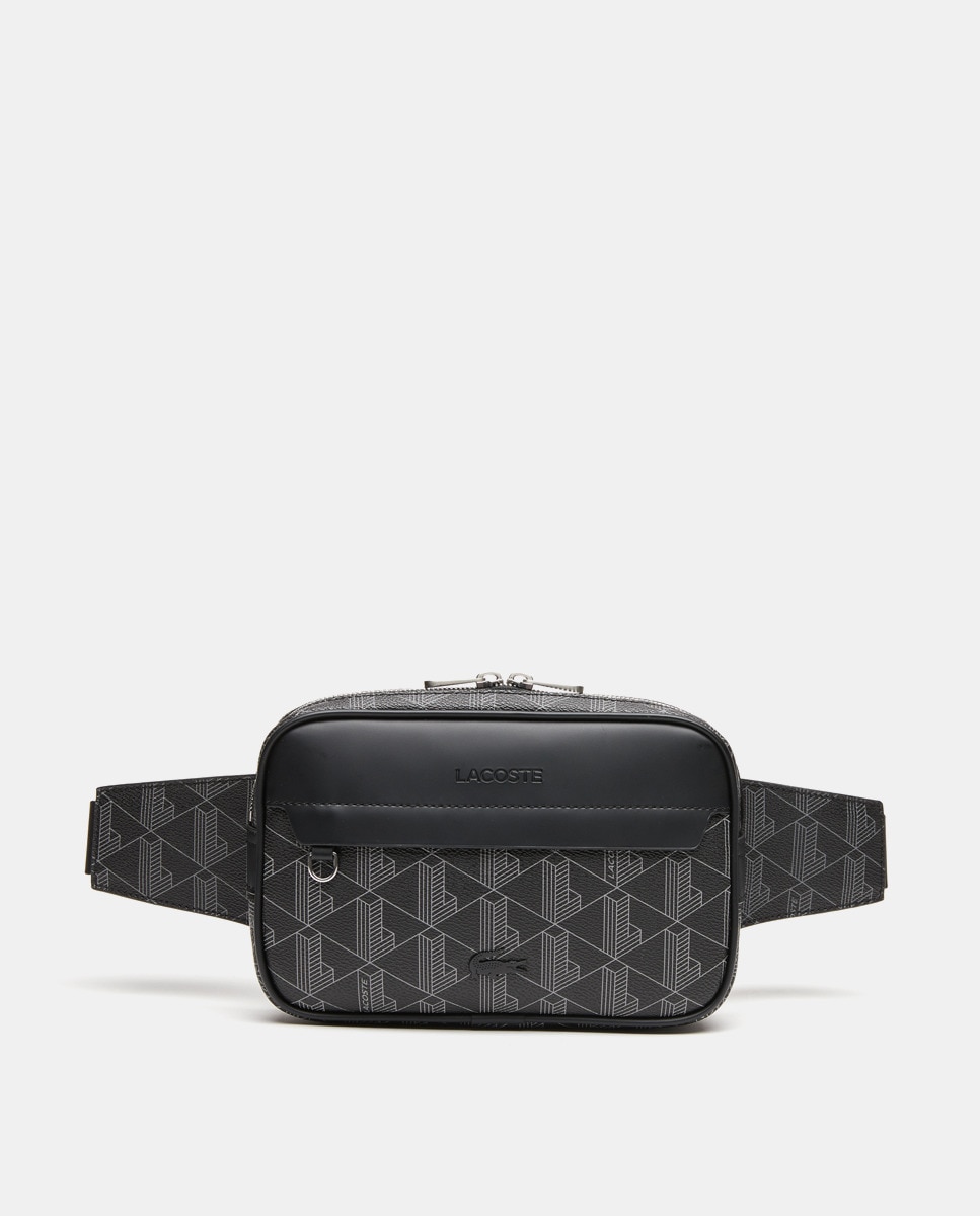 Sac à bandoulière imprimé à fermeture zippé