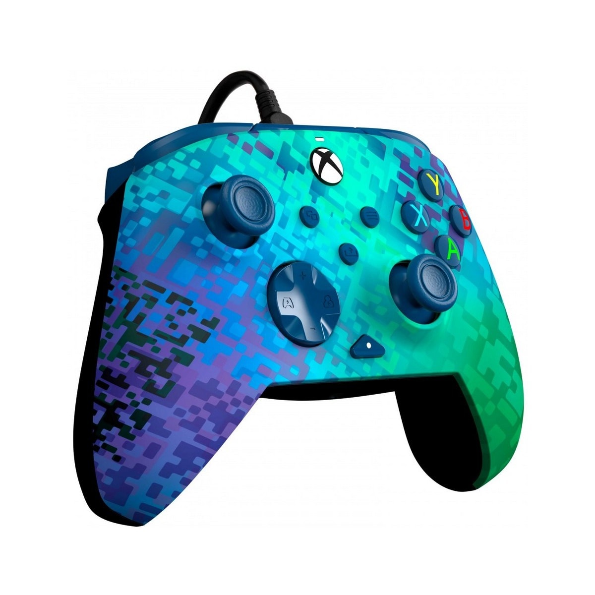 Comando com Cabo Rematch Glitch Green - Licenciado por Xbox Series X 2