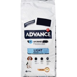 Ração para Cão Médio Light com Frango e Arroz embalagem 12 kg - Advance