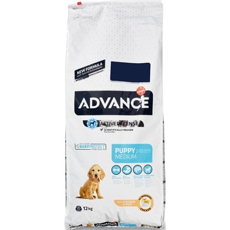 Ração para Cão Puppy Médio 2-12 Meses de Galinha e Arroz embalagem 12 kg - Advance