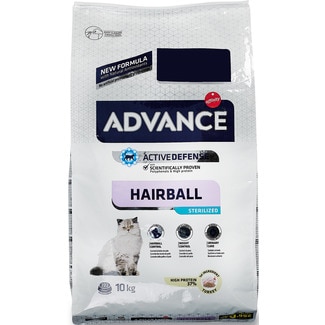 Ração Seca para Gato Esterilizado Hairball de Peru embalagem 10 kg - Advance