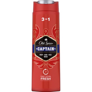 Shower Gel Captain embalagem 400 ml - Old Spice