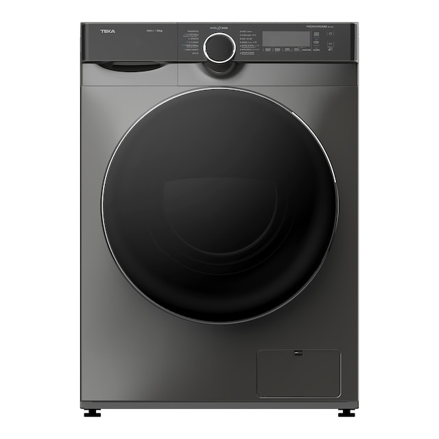 Imagem 0 de Máquina de Lavar Roupa Teka WMK 81050 AutoDose, Carga Frontal de 10 Kg e de 1400 rpm - Inox Escuro
