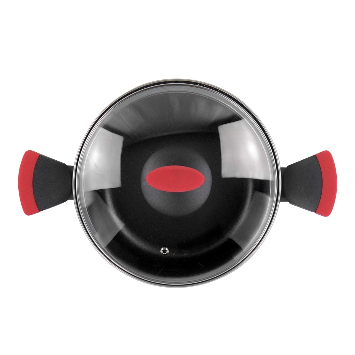 Olla con tapa acero esmaltado Kilauea Magefesa Rojo-4