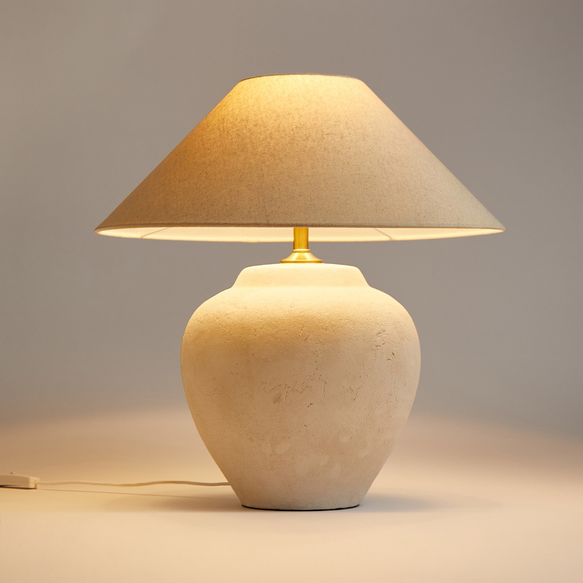 Candeeiro de Mesa Dune Bege-2