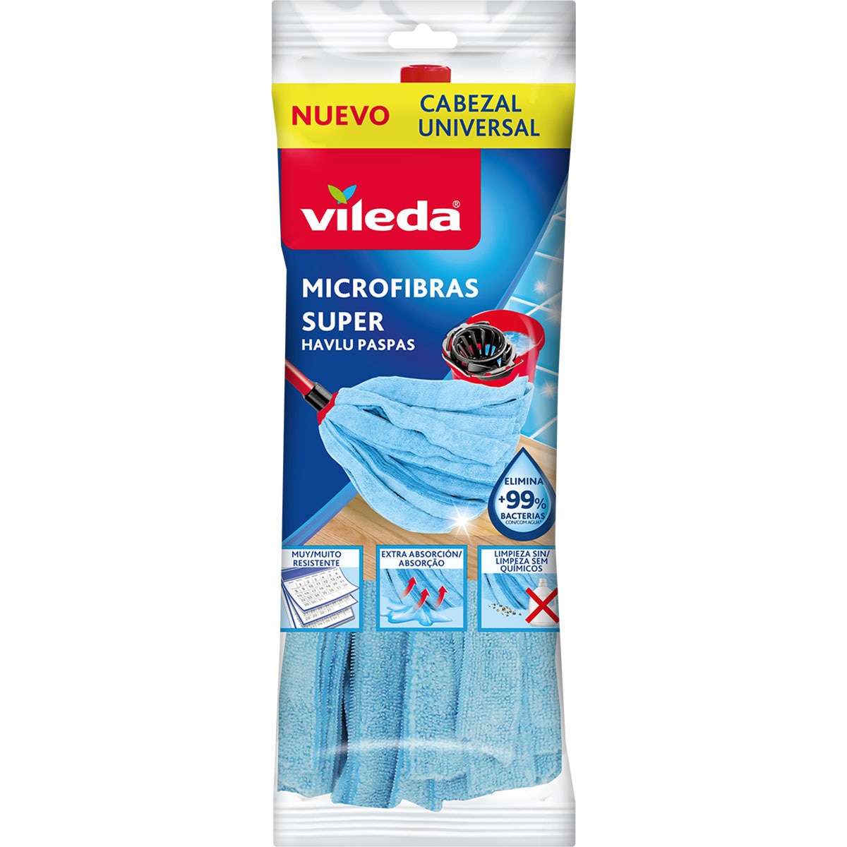 fregona Microfibra Súper recambio 1 unidad