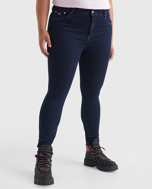 Imagen 0 de Pantalón vaquero de mujer Melany tiro ultra alto y fit super skinny