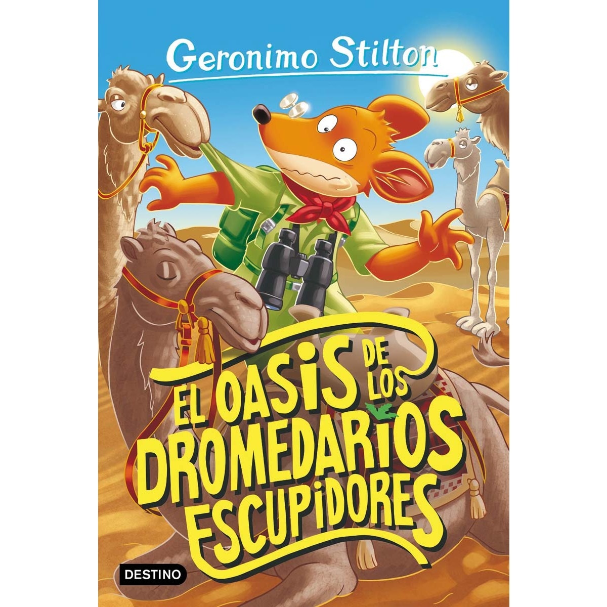 El oasis de los dromedarios escupidores: Geronimo Stilton 90 (Capa mole com abas) 1