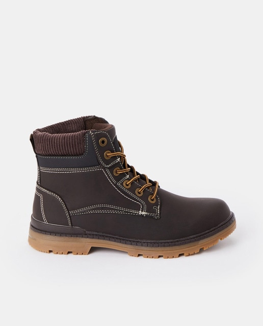 Imagen 0 de Bota cordones montaña con piso de goma