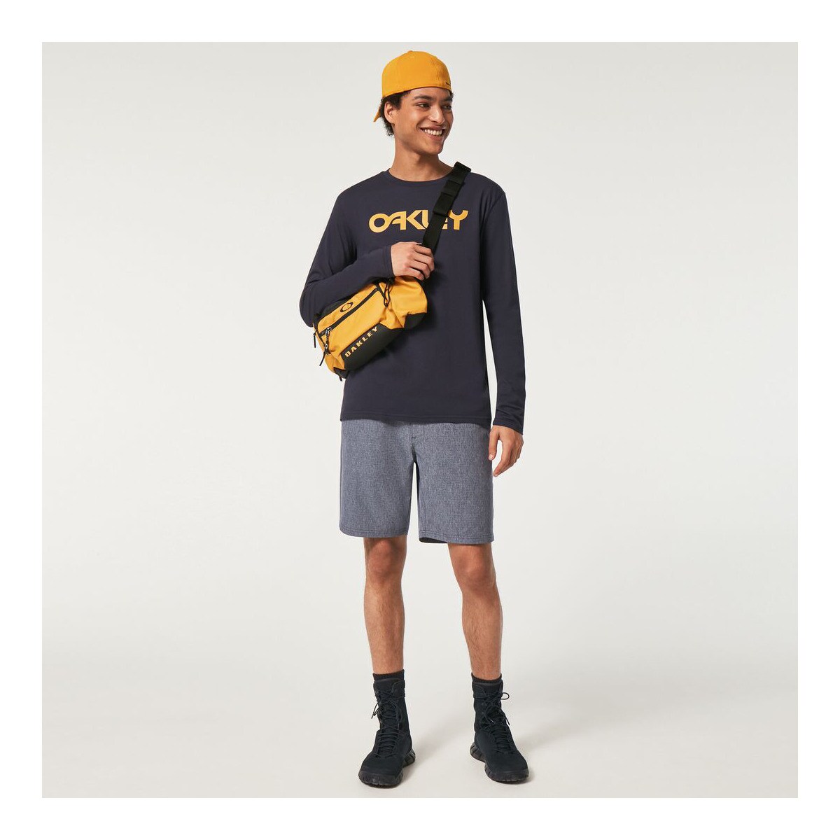 T-shirt de Homem Mark II Azul-marinho / Amarelo-6