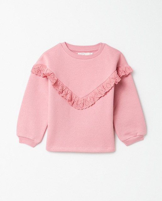 Imagen 0 de Sudadera de niña con eyelets