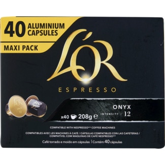 Cápsulas Café Onyx embalagem 40 capsulas - L'or