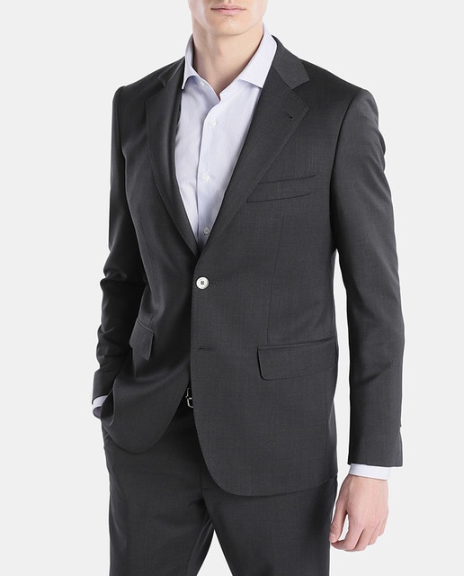Imagen 0 de Chaqueta de traje colección Black de hombre slim gris