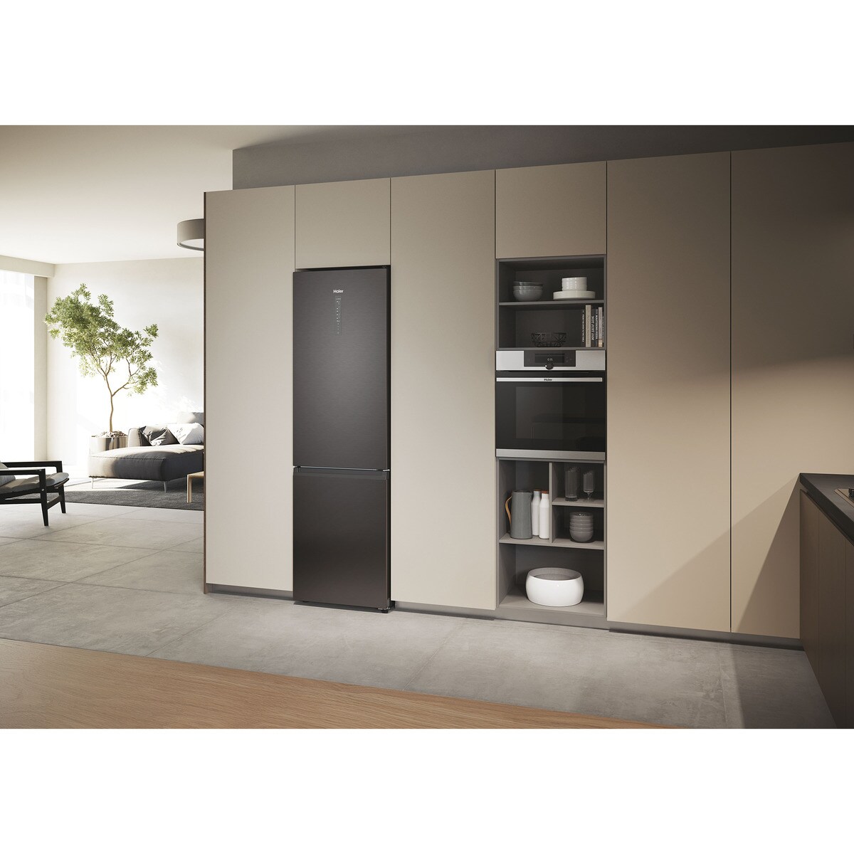 Frigorífico Combi Haier Total No Frost con WIFI 2 D - HDW3620DNPD Dark inox-20