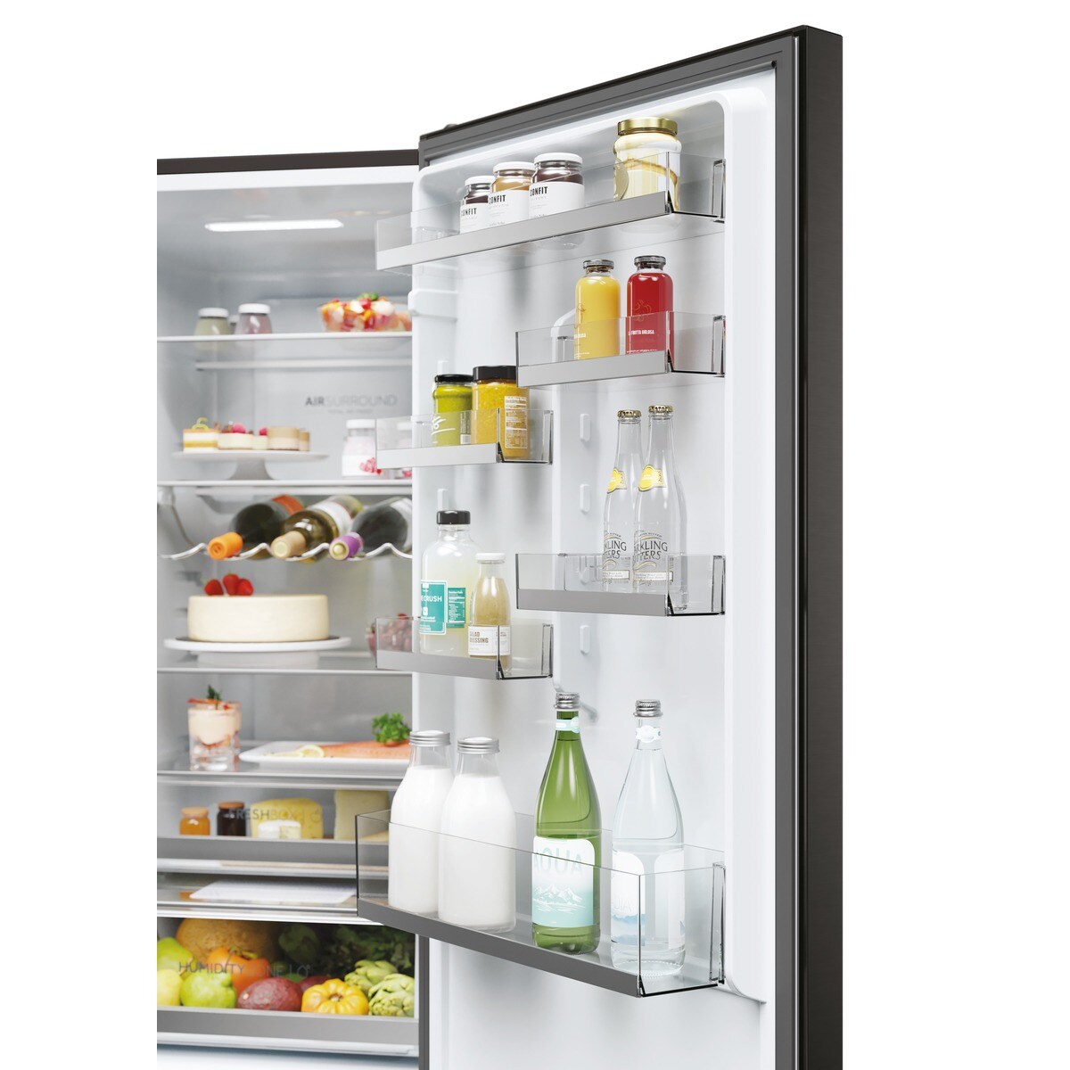 Frigorífico Combi Haier Total No Frost con WIFI 2 D - HDW3620DNPD Dark inox-16